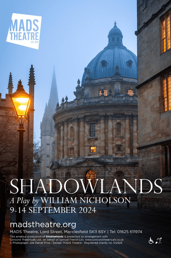 Shadowlands at MADS Little Theatre event tickets from TicketSource