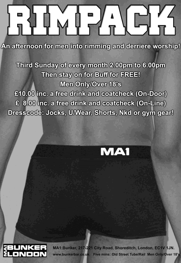 RIMPACK at The Bunker Bar (MA1) event tickets from TicketSource