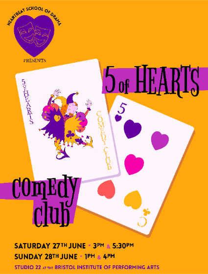 Heartbeat School of Drama Present 5 of Hearts Comedy Club
