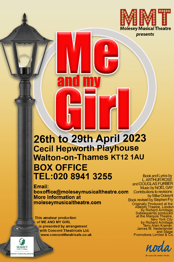 Me and My Girl at The Cecil Hepworth Playhouse event tickets from