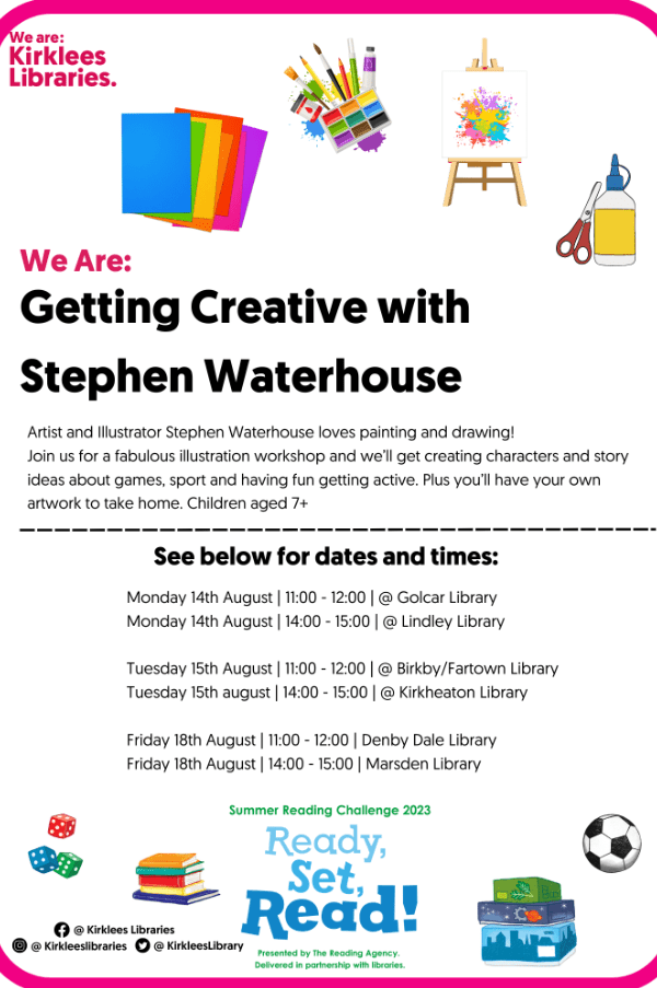 Art with Stephen Waterhouse at Golcar Library event tickets