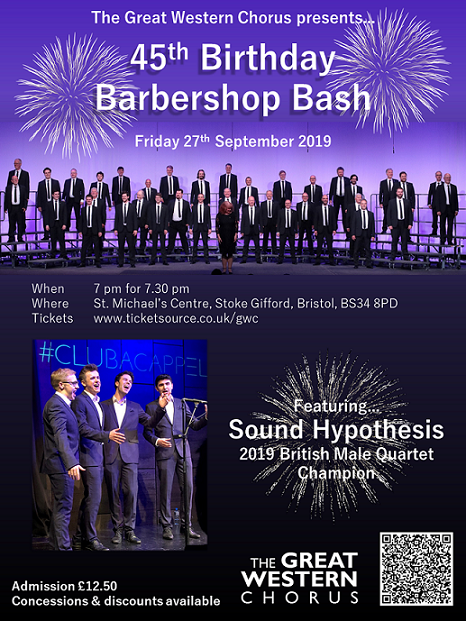 45th Birthday Barbershop Bash With Sound Hypothesis At St Michael S Centre Event Tickets From Ticketsource
