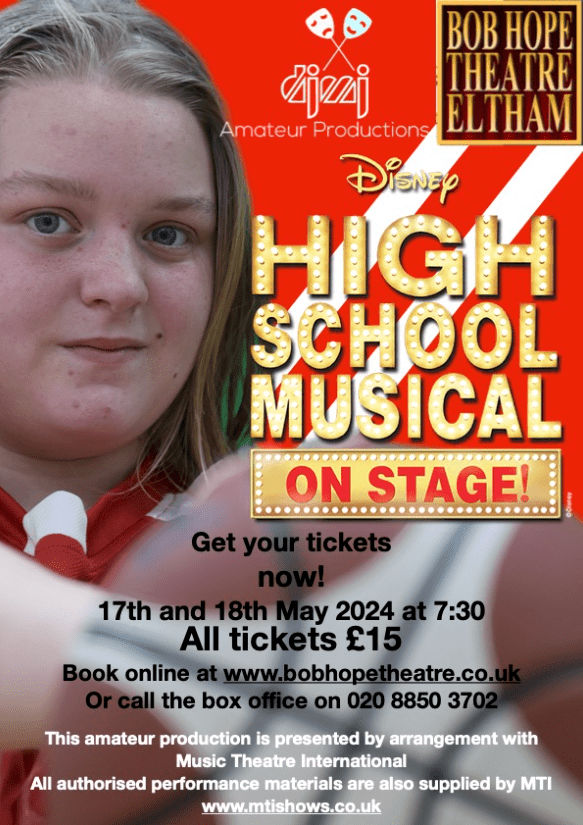 High School Musical at Bob Hope Theatre event tickets from TicketSource