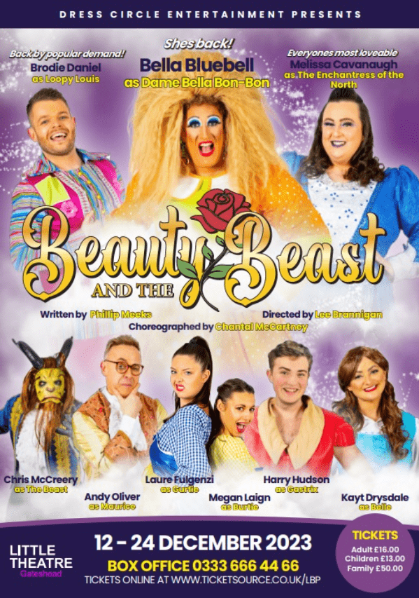 Beauty and the Beast at Little Theatre Gateshead event tickets from