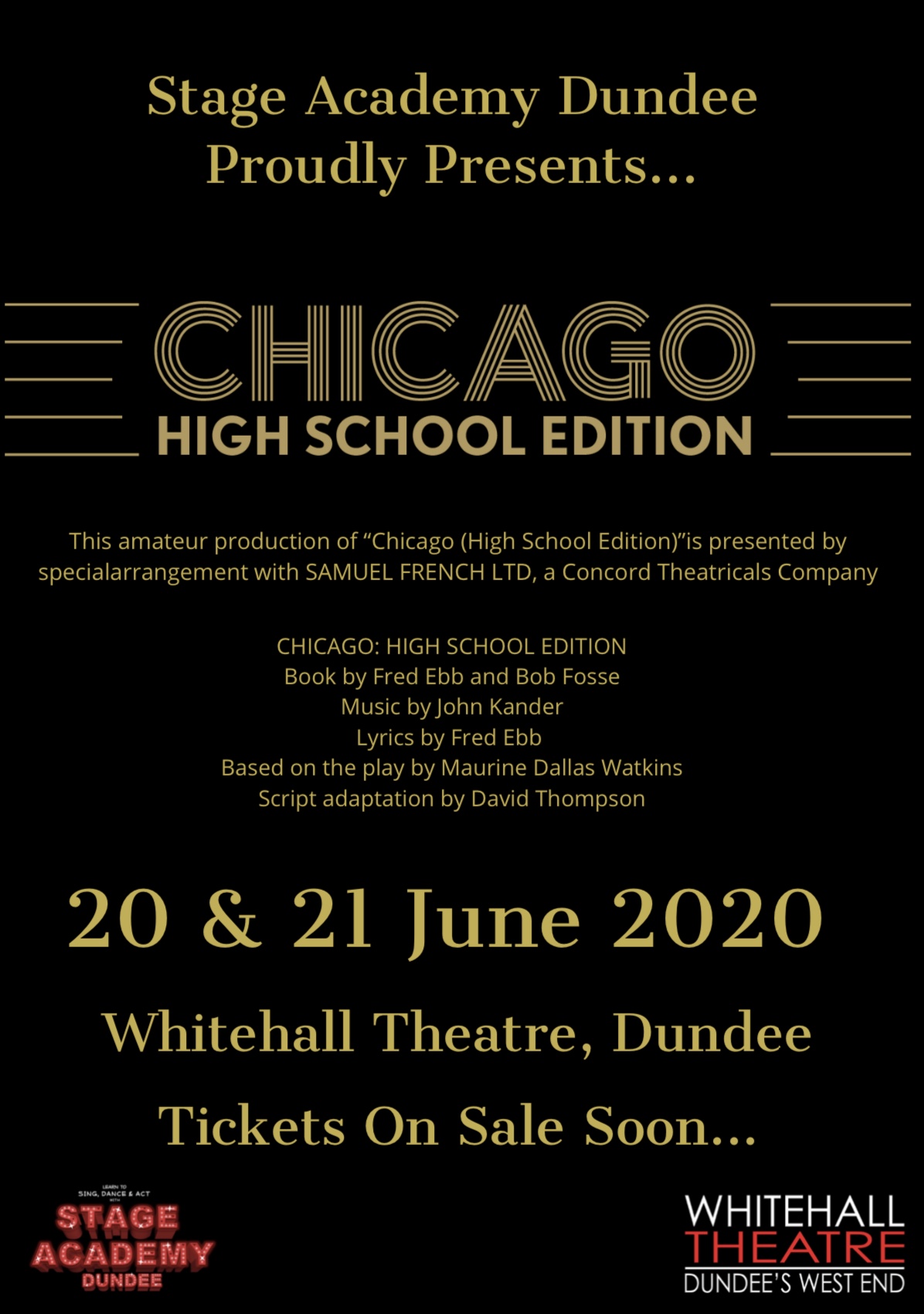 Chicago High School Edition At The Whitehall Theatre Event