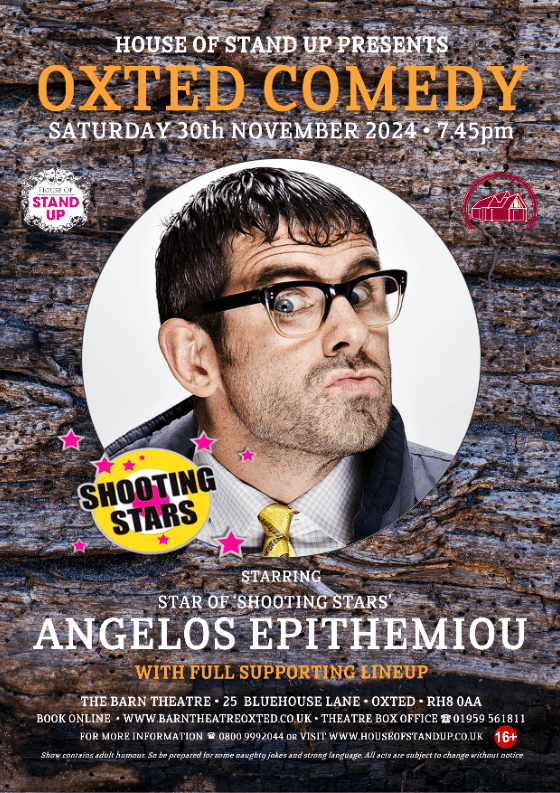 Oxted Comedy Present TV s Shooting Stars Comedian And All Round Oxted Comedy Present TV s Shooting Stars Comedian And All Round