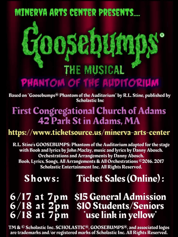 Goosebumps The Musical, Phantom of the Auditorium at The First ...