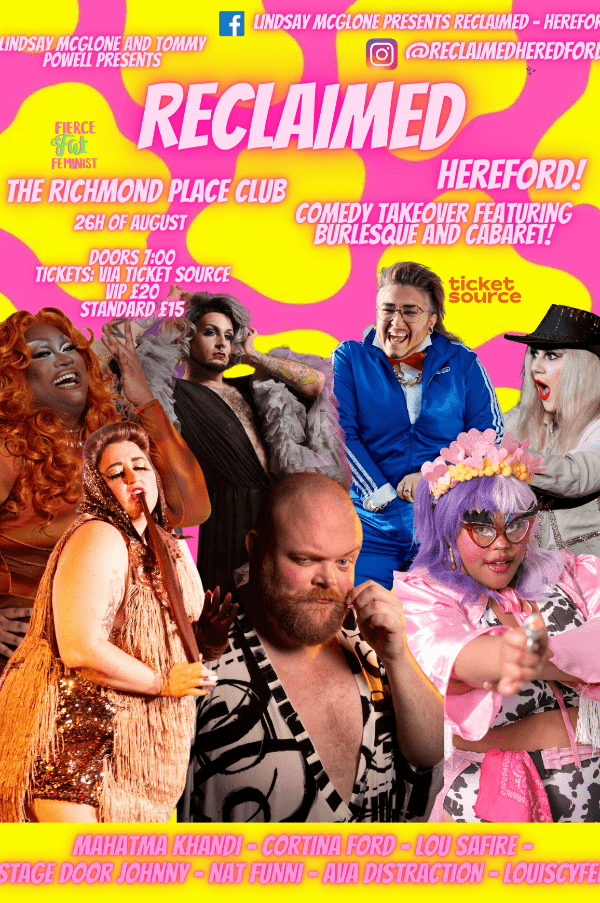 Reclaimed Hereford Comedy Takeover At Richmond Place Club Event reclaimed-hereford-comedy-takeover-at-richmond-place-club-event