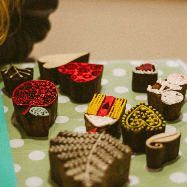 Block Printing Christmas