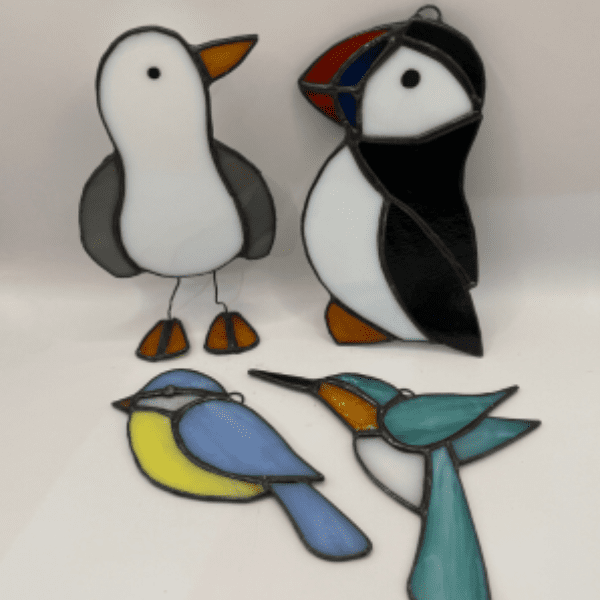 Brilliant Birds with North Lakes Stained Glass