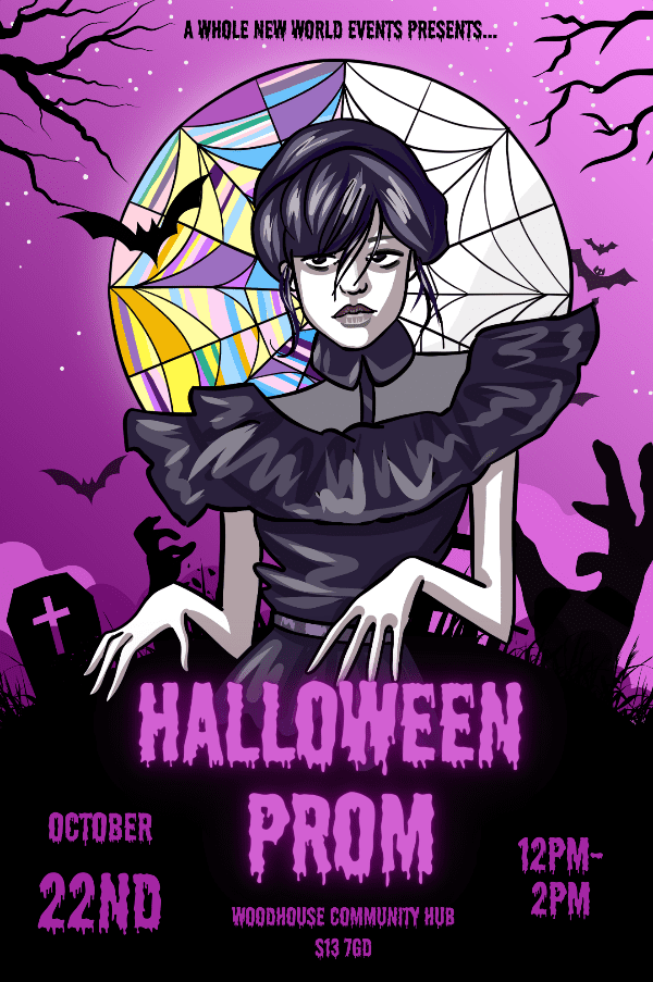 Halloween Prom at Woodhouse Community Hub & Library event tickets from