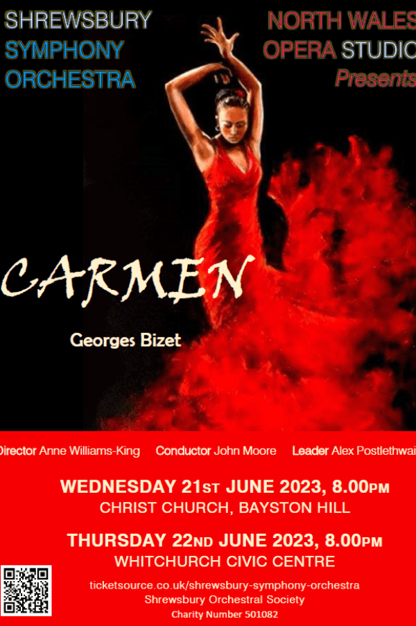 Shrewsbury Symphony Orchestra Summer 2023 Concert at CHRIST CHURCH