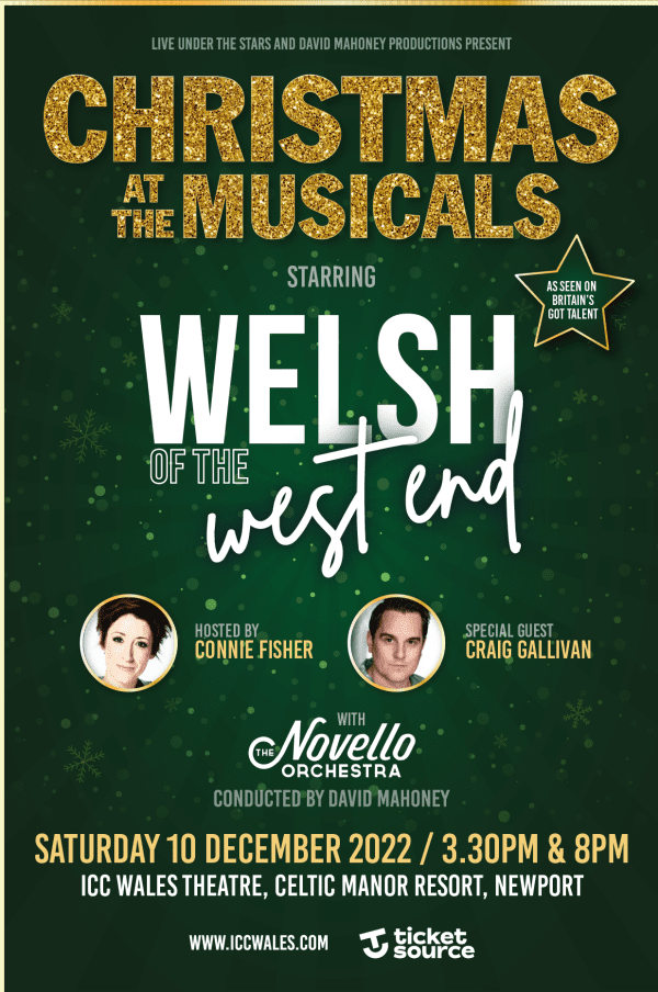 CHRISTMAS AT THE MUSICALS at ICC Wales event tickets from TicketSource