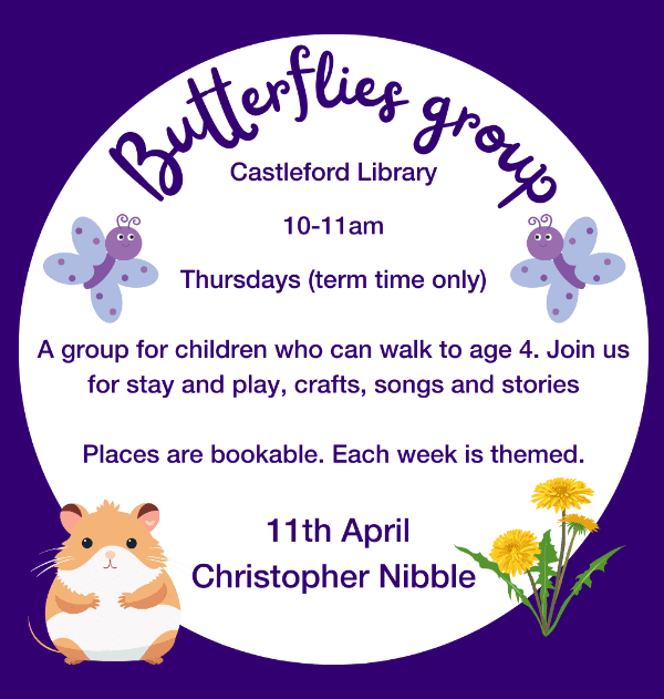 Butterflies Group Castleford Library at Castleford Forum Library