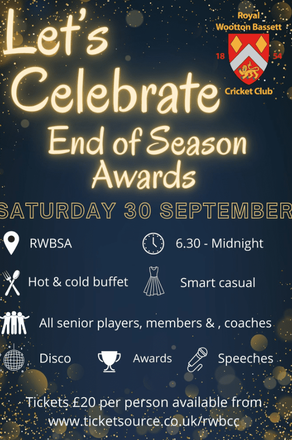 End of Season Awards at Royal Wootton Bassett Sports Association event