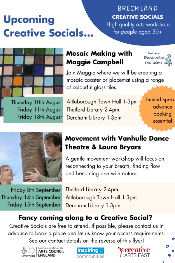 Test at Thetford Library event tickets from TicketSource